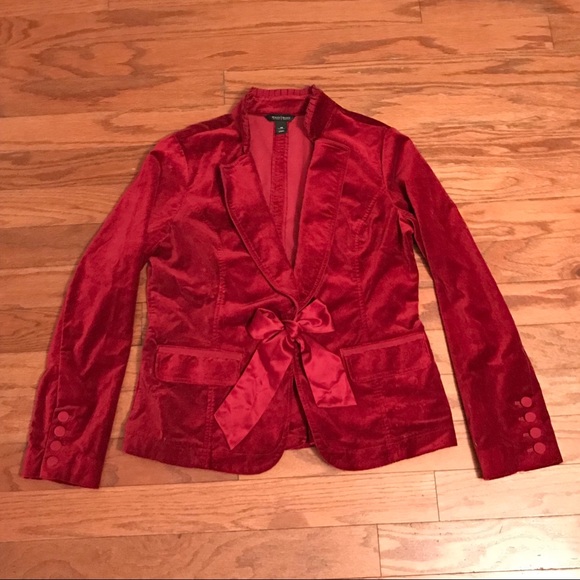 Velvet Blazer White House Black Market